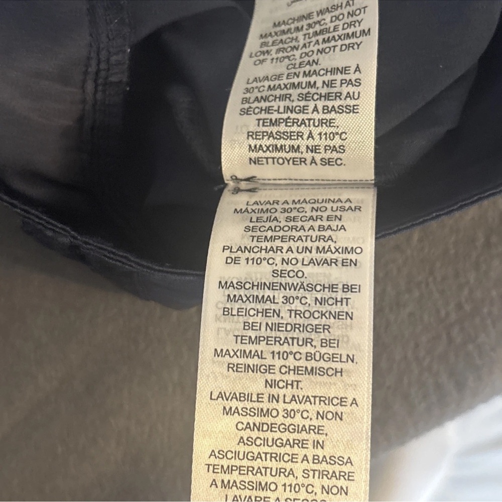 Edikted Women’s Kelsey Satin Trousers Size Small Navy Blue Cargo Pants BNWOT - Picture 15 of 16